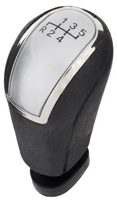 Immagine prodotto di Pomello del cambio argento cromato a 5 marce per Mercedes-Benz Classe V, Vito W638, dal 1996 al 2003