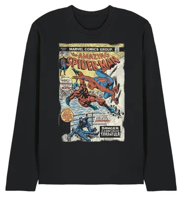 Produktbild von The Amazing Spider-Man - T-Shirt für Herren/Damen Uni, Langärmlig TV34587 (S) (Schwarz)