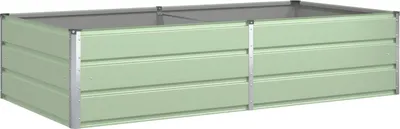 Obrázek produktu pro vidaXL květináč pastelově zelený 195 x 100 x 45 cm Pozinkovaná ocel