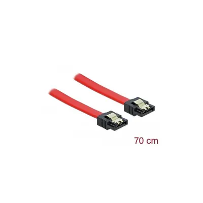 Produktbild von DeLOCK SATA Kabel - 0.7m, 0,7 m, Rot