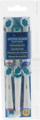 Produktbild von SCANPART EB20, 6 Stück(e), Weiß, 3 Monat( e), Oral-B, AdvancePower, ProfessionalCare, PRO-Health Power, SmartSeries, Triumph & Vitality electric..., Sichtverpackung