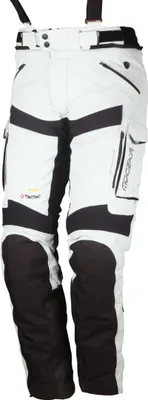 Produktbild von Modeka Tacoma III Motorrad Textilhose, hellgrau/schwarz, Long M