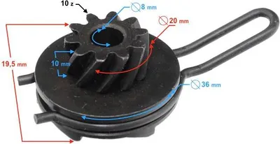 Immagine prodotto di Pignone Kickstarter per scooter 2 tempi 50 cc, diametro 8 mm