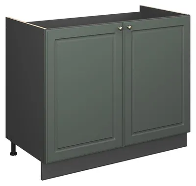 Zdjęcie produktu dla Szafka pod zlew Vicco Fame-Line Green Gold Country/Antracyt 100 cm bez blatu roboczego, Model 61599