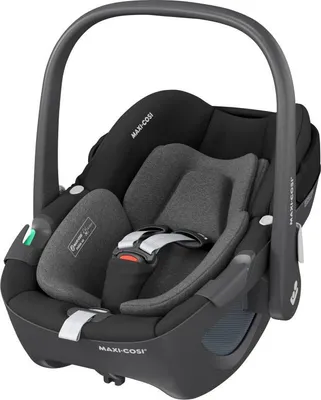 Produktbild von Maxi-Cosi Pebble 360 i-Size Babyschale Drehbar, Neugeborenen Autositz, 0-15 Monate, Drehung mit einer, ClimaFlow, G-CELL, Essential Black