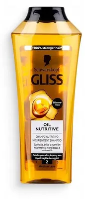 Zdjęcie produktu dla Schwarzkopf Gliss Szampon Do Włosów Oil Nutritive 400 ml