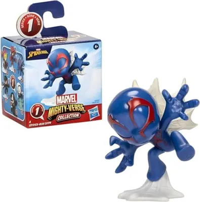 Produktbild von Marvel Mighty Verse Gwen Spidey Miles Venom Goblin Figur 7 cm – SpiderMan 2099