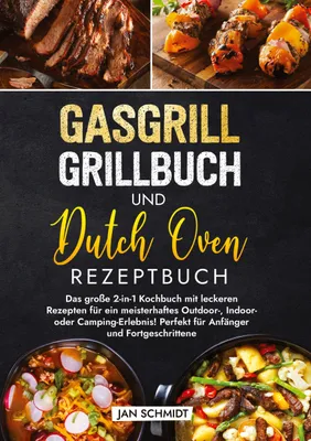 Produktbild von Gasgrill Grillbuch und Dutch Oven Rezeptbuch
