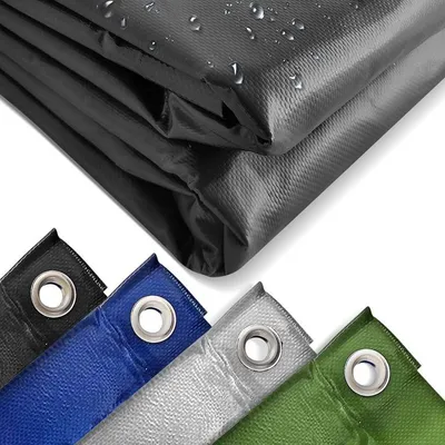 Obrázek produktu pro JAGO Plachta 650 g/m², hliníková oka, černá, 2 x 3 m