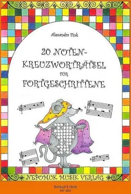 Immagine prodotto di 20 Notenkreuzworträtsel für Fortgeschrittene