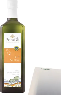 Produktbild von PrimOli Sicilia Natives Olivenöl Extra I.G.P. (500ml Flasche) + usy Block