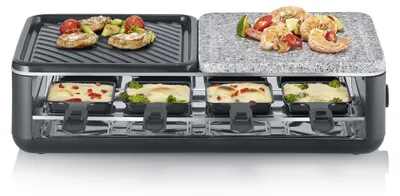 Produktbild von Severin RG 2366, 8 Person(en), Stein, Schwarz, 480 x 240 mm, Drehregler, 1,95 m
