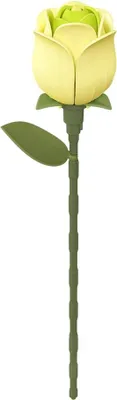 Produktbild von 3D-Puzzle, Grüne Rosenblüte, Kunststoff, ROKR, 39 Teile