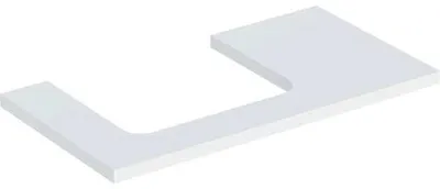 Produktbild von Geberit 505303002 ONE WT-Platte, Ausschnitt li, für AWT