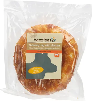 Produktbild von Hundesnack beeztees Kauring mit Huhn 1x12,5 cm Kauartikel