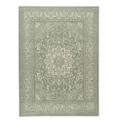 Produktbild von Volero - Teppich Vintage - Wonder Oriental Grün - 70x140 cm - Wohnzimmer, Esszimmer, Schlafzimmer - Klassik, Orientalisch