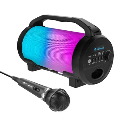 Immagine prodotto di iDance tragbare Party Box Cyclone 400 Bluetooth 50 Watt, UKW, MP3, Audio Line.In, USB schwarz