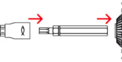 Productafbeelding van Zelfborende schroef FAFS 5,0 x 100 met TX25 шлиц (100 stuks)