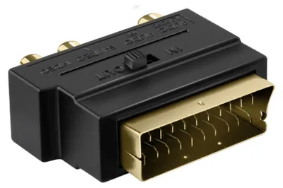Immagine prodotto di EKON Adattatore Scart / 3RCA