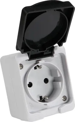 Produktbild von REV AquaMini Steckdose Aufputz IP54 Feuchtraum kompakt platzsparend mini
