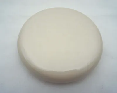 Produktbild von Reinigungskachel schmelzweiß glänzend Putzdeckel für Kachelofen rund 15 cm