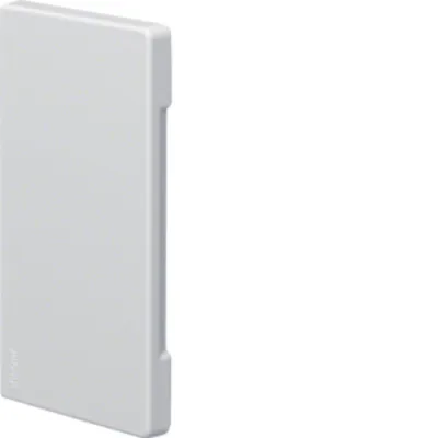 Image de Hager Plaque d'extrémité Embout pour BR/H/N/A 68x130 mm Partie supérieure 80 mm blanc trafic