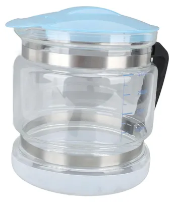 Wasserdestillierer-Ersatzglasbehälter, 4 L, Glas, Edelstahl