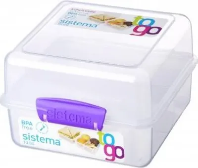 Produktbild von Sistema - Lunch Cube To Go 1,4 l, 3-fach unterteilt