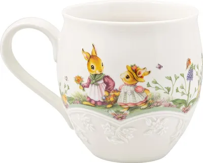 Zdjęcie produktu dla Kubek Villeroy & Boch Spring Fantasy z uchwytem, kwiatowa łąka