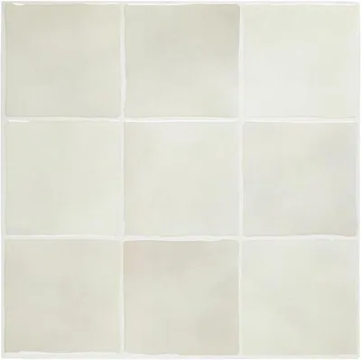 Productafbeelding van 10 Stuks Zelfklevende Tegelstickers, Beige Wanddecoratie, 30.5 x 30.5 cm, Voor Keuken en Badkamer, Modern Design, 0.94 m²