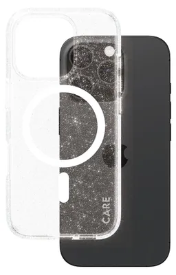 Obrázek produktu pro PanzerGlass CARE by ® Flagship Case Urban Combat Star Lit m. Weiß MagSafe iPhone 16 Pro, kryt, Apple, Apple - iPhone 16 Pro, průhledný