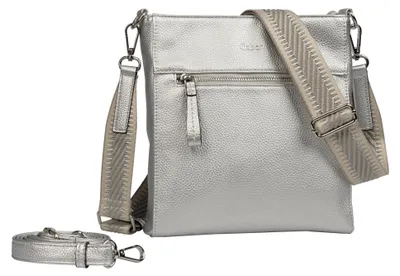 Imagen del producto de Bolsos de hombro Gabor Silena, bolso bandolera modelo S, color plateado