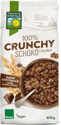CRUNCHY CZEKOLADOWE BIO 400 g - BOHLSENER MUEHLE