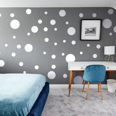 Produktbild von Decords runde selbstklebende Punktaufkleber, Modell 035-098 – Ausführung: Standardausführung