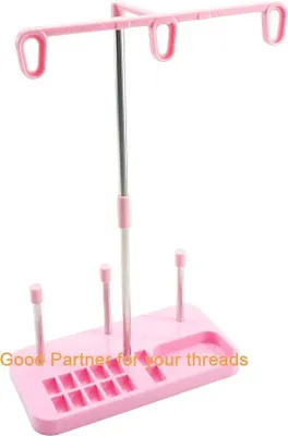 Produktbild von Nähhilfe - 3 Spulenhalter für Nähmaschinen und Stickmaschinen - Vier Farben