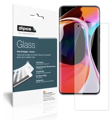 Zdjęcie produktu dla 2x folia ochronna do Xiaomi Mi 10 - folia antywstrząsowa 9H dipos Glass z tworzywa sztucznego