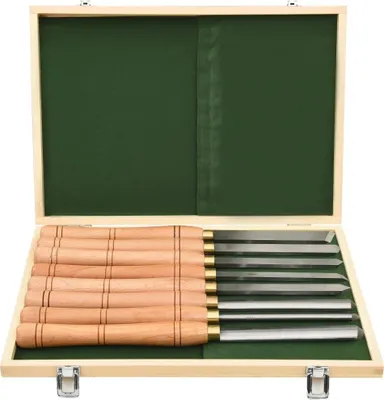 Produktbild von vidaXL 8-tlg. Drechseleisen-Set HSS
