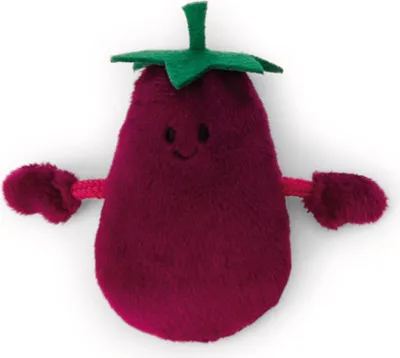Produktbild von NICI Mini MagNICI Aubergine 7cm - lila - Kuscheltier mit Magnet – Plüschtier haftet auf Metalloberflächen, Magnettafeln und Taschenhänkel als Reisebegleiter – tolle Geschenkidee | 61862