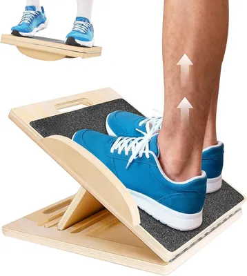 Immagine prodotto di Tavoletta di equilibrio, 1,8 cm, in legno, regolabile, per fisioterapia