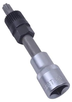 Immagine prodotto di Chiave di rimozione puleggia alternatore T50 lunghezza 110mm, estrattore, bussola per ruota libera con 33 denti, 1/2", attrezzi