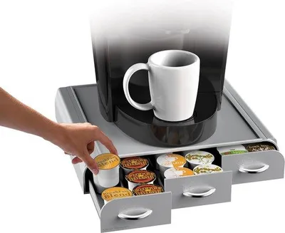 Produktbild von Famanu Kaffeekapsel Halter 36 Pod - Schwarz