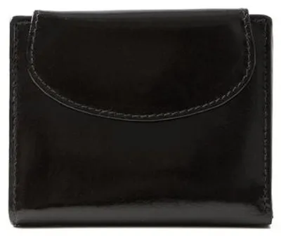 Produktbild von Schwarz kleine Damen Lederbrieftasche, Damen Leder Geldbörse Belveder BW31