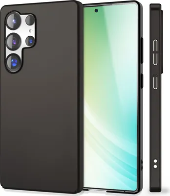 Immagine prodotto di Custodia rigida NALIA Ultra Slim per Samsung Galaxy S25 Ultra – Antimacchie e spessore di 0,5 mm – PUREFIT (opaca e leggera) – Marchio di Berlino – Nero intenso