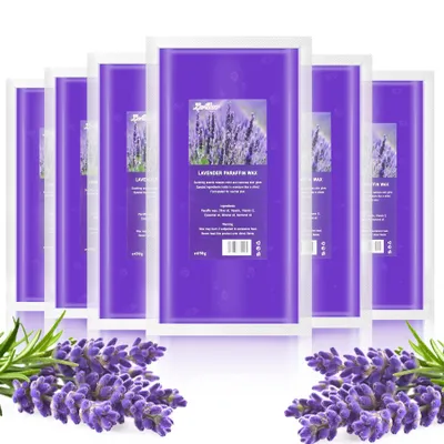Obrázok produktu pre Parafínový vosk s levanduľou 2700 g, parafínový vosk na estetické ošetrenie rúk a nôh, sada parafínového vosku