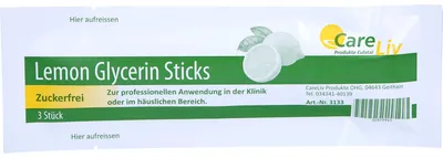 Produktbild von Mundpflegestäbchen Lemon-Sticks, 3 St. Stäbchen