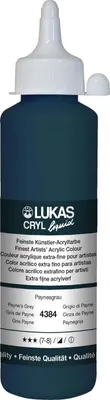 Obrázek produktu pro Lukas Cryl Liquid Akrylová barva Payne's Grey 250 ml 1 ks