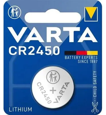 Immagine prodotto di Pila a bottone al litio Varta CR2450 3 V CR2450 560 mAh 1,55 V