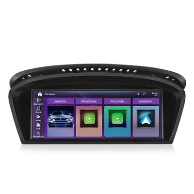 Produktbild von Carplay Bluetooth do BMW CIC 5er e60 e61 3er E90 E91 2004-2008 Wyświetlacz Navi GPS Android Auto