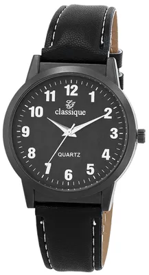 Immagine prodotto di Orologio da uomo, cinturino in materiale sintetico simile al cuoio, vetro minerale
