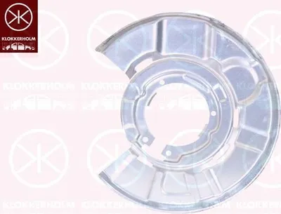Produktbild von KLOKKERHOLM Spritzblech Bremsscheibe für BMW 3 Touring (E91) Hinten Links 0062877 Ankerblech